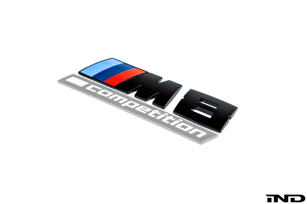 BMW f92 m8 competition trunk emblem gloss black 1 - iND Distribution