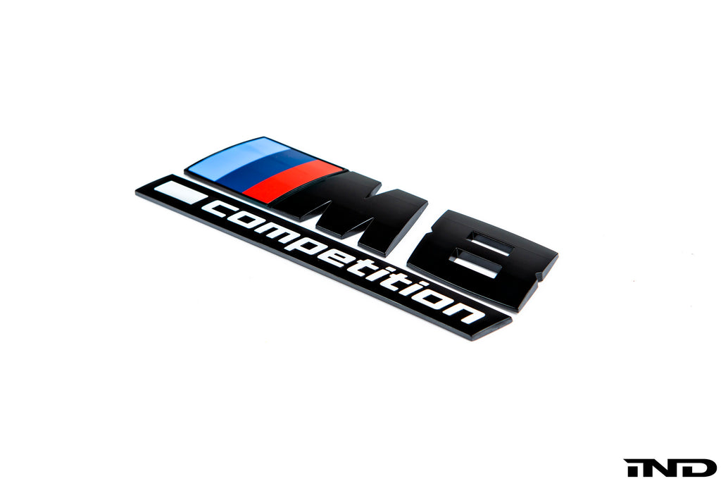 BMW f92 m8 competition trunk emblem gloss black 1 - iND Distribution