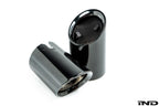 BMW m Performance black chrome exhaust tip set - iND Distribution