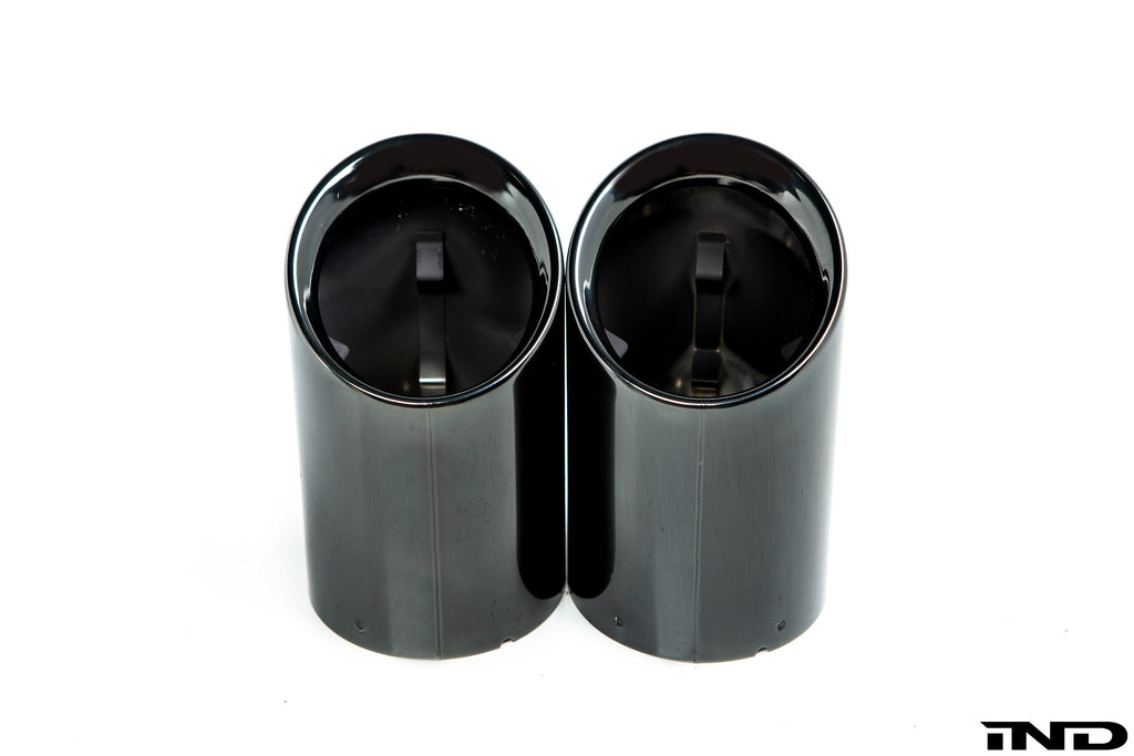 BMW m Performance black chrome exhaust tip set - iND Distribution