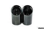BMW m Performance black chrome exhaust tip set - iND Distribution