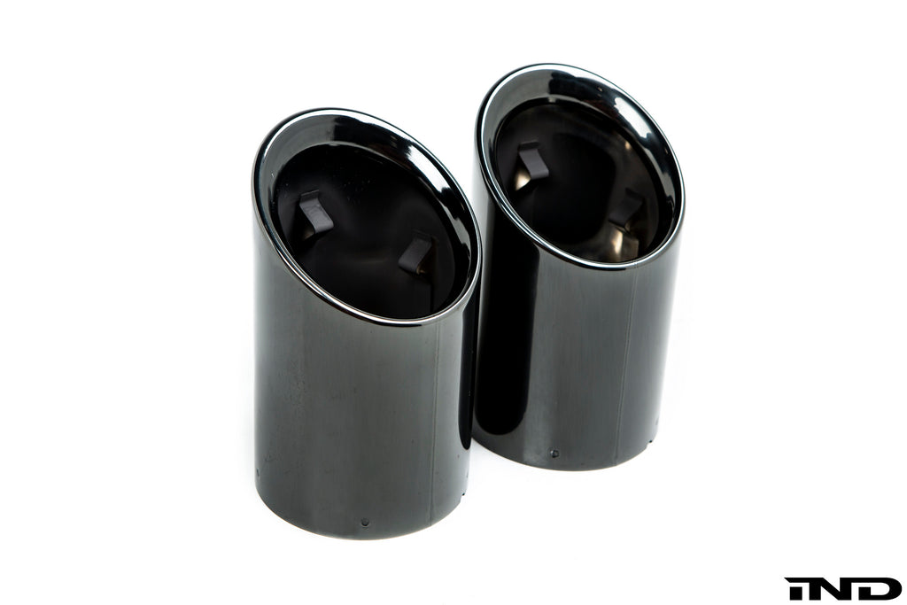 BMW m Performance black chrome exhaust tip set - iND Distribution