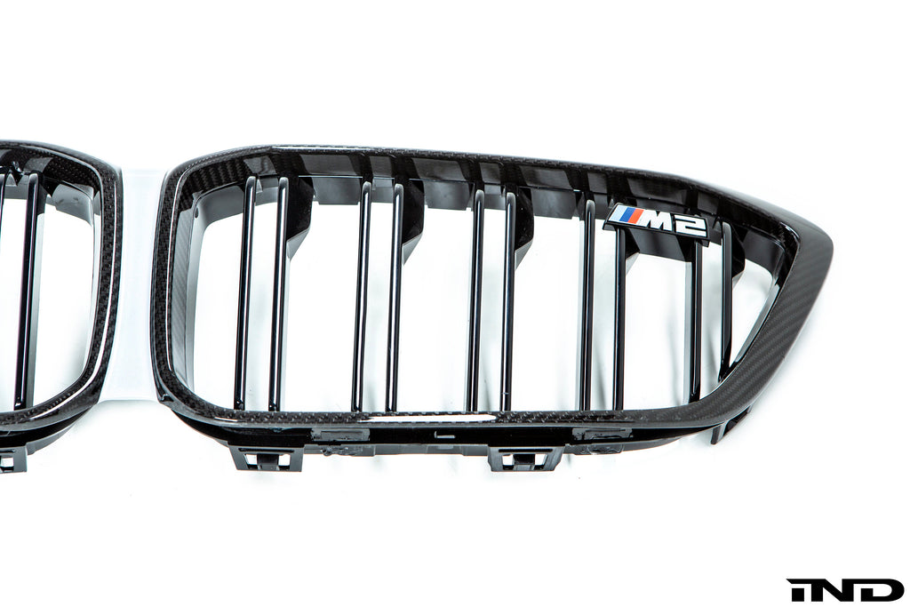 BMW m Performance f87 m2 carbon front kidney grille - iND Distribution