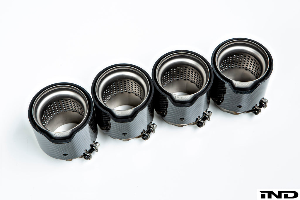 BMW m Performance f8x m2 m3 m4 carbon tip set - iND Distribution