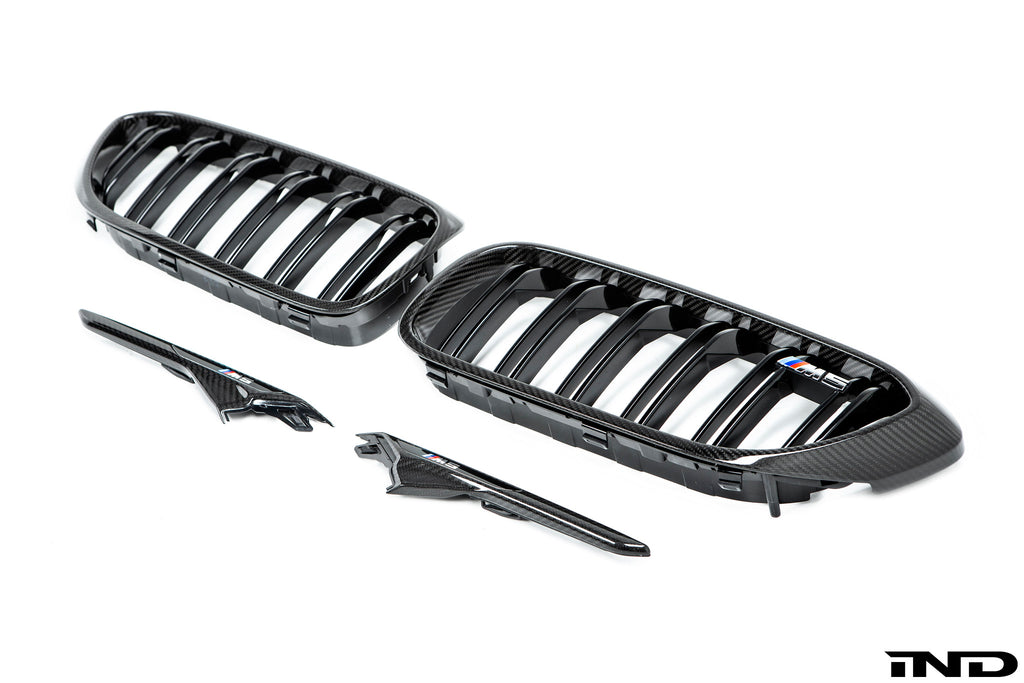 BMW f90 m5 m Performance carbon front grille set - iND Distribution