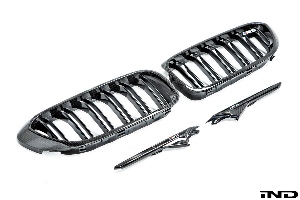 BMW f90 m5 m Performance carbon front grille set - iND Distribution