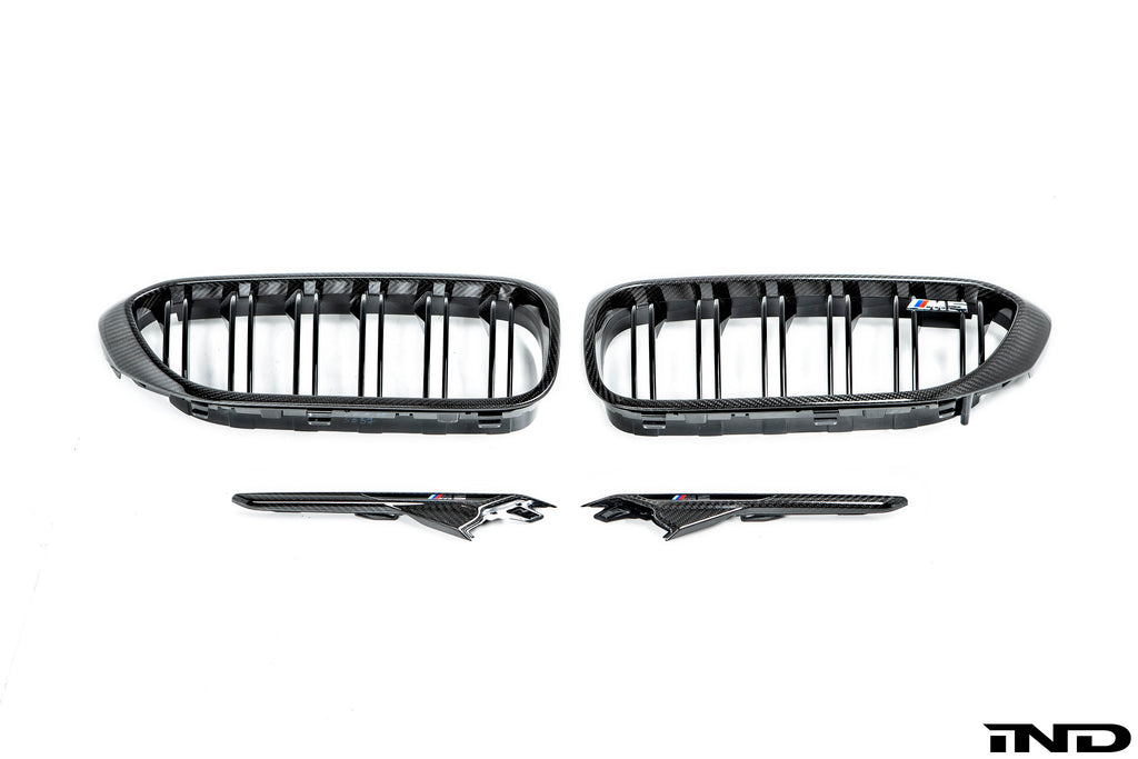 BMW f90 m5 m Performance carbon front grille set - iND Distribution