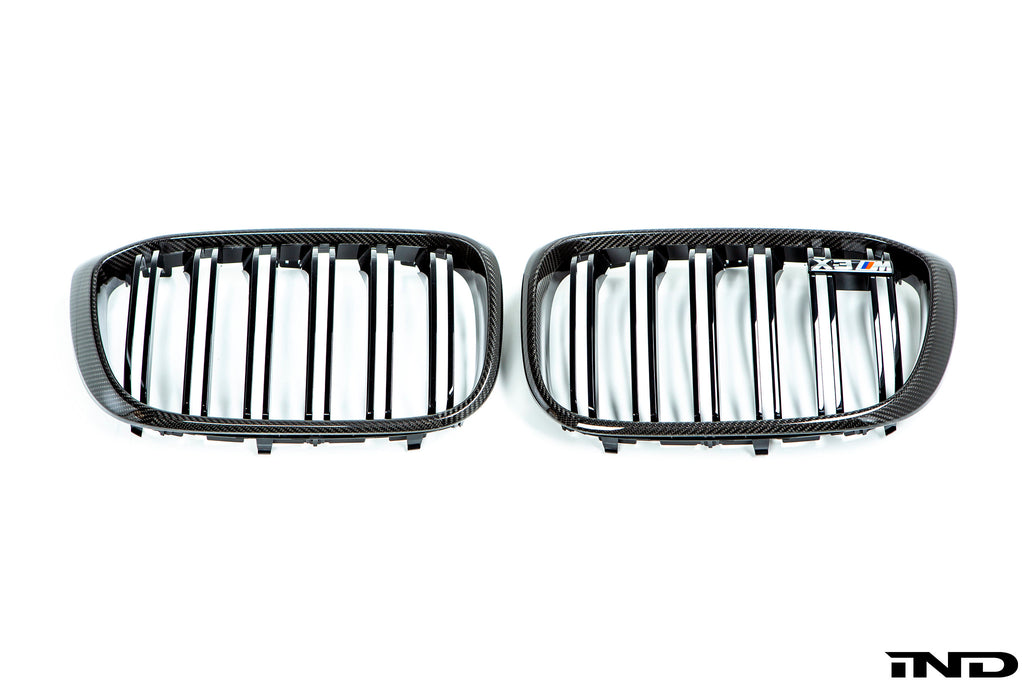 BMW m Performance f97 x3m carbon front grille set - iND Distribution
