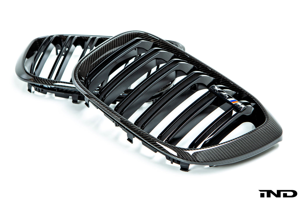 BMW m Performance f98 x4m carbon front grille set 1 - iND Distribution