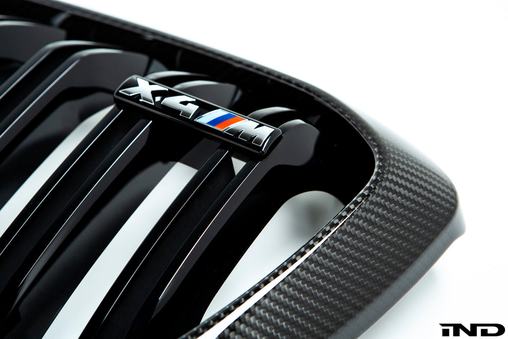 BMW m Performance f98 x4m carbon front grille set 1 - iND Distribution