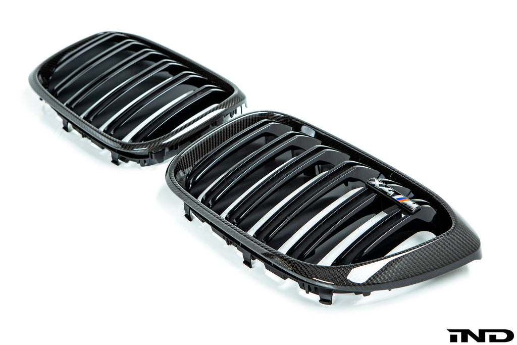 BMW m Performance f98 x4m carbon front grille set 1 - iND Distribution