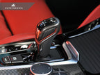 AutoTecknic F9X M5 / X3M / X4M - Carbon Fiber Gear Selector Side Covers - iND Distribution