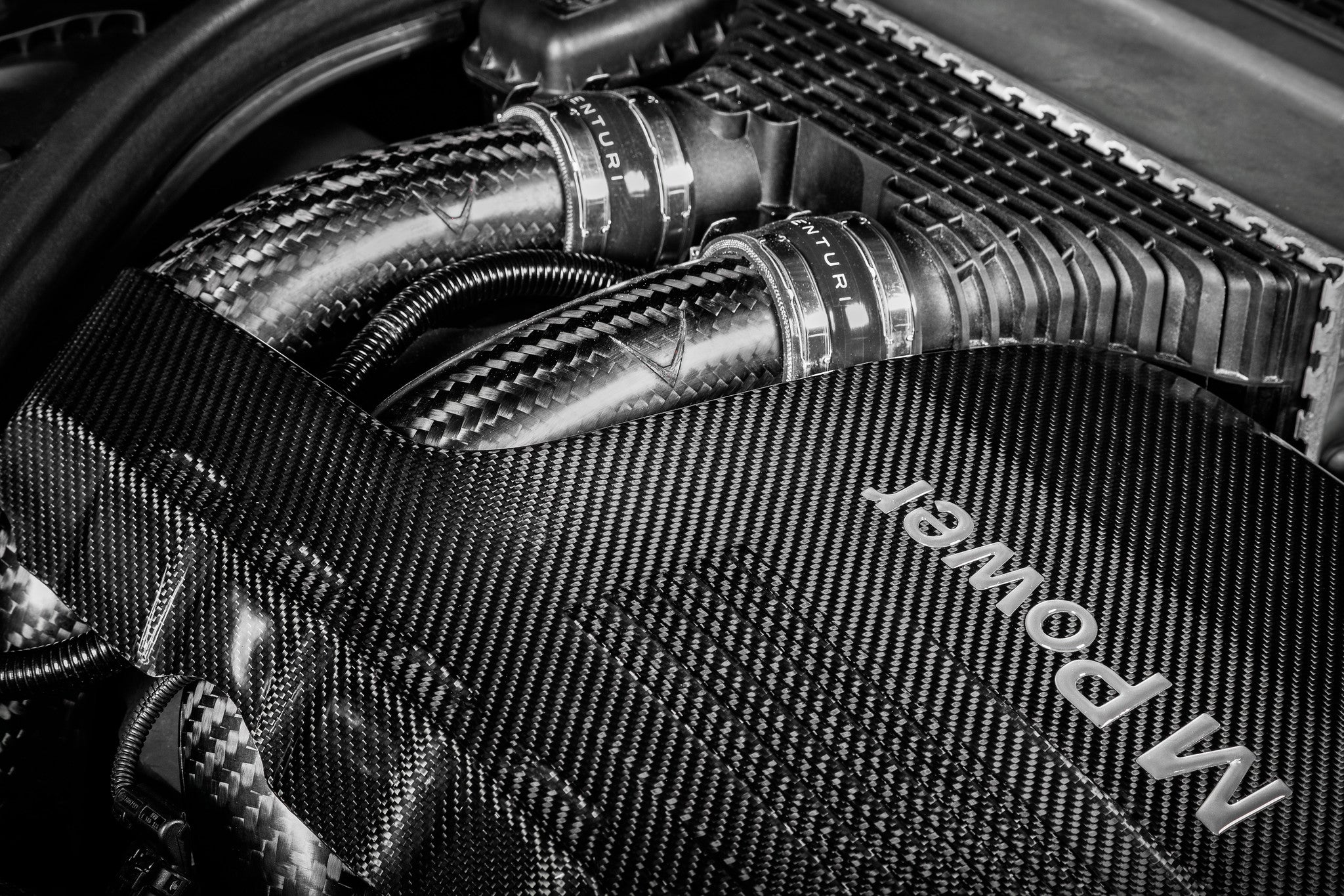Eventuri BMW F8X M2C M3 M4 S55 Black Carbon Charge Pipe Set - Matte