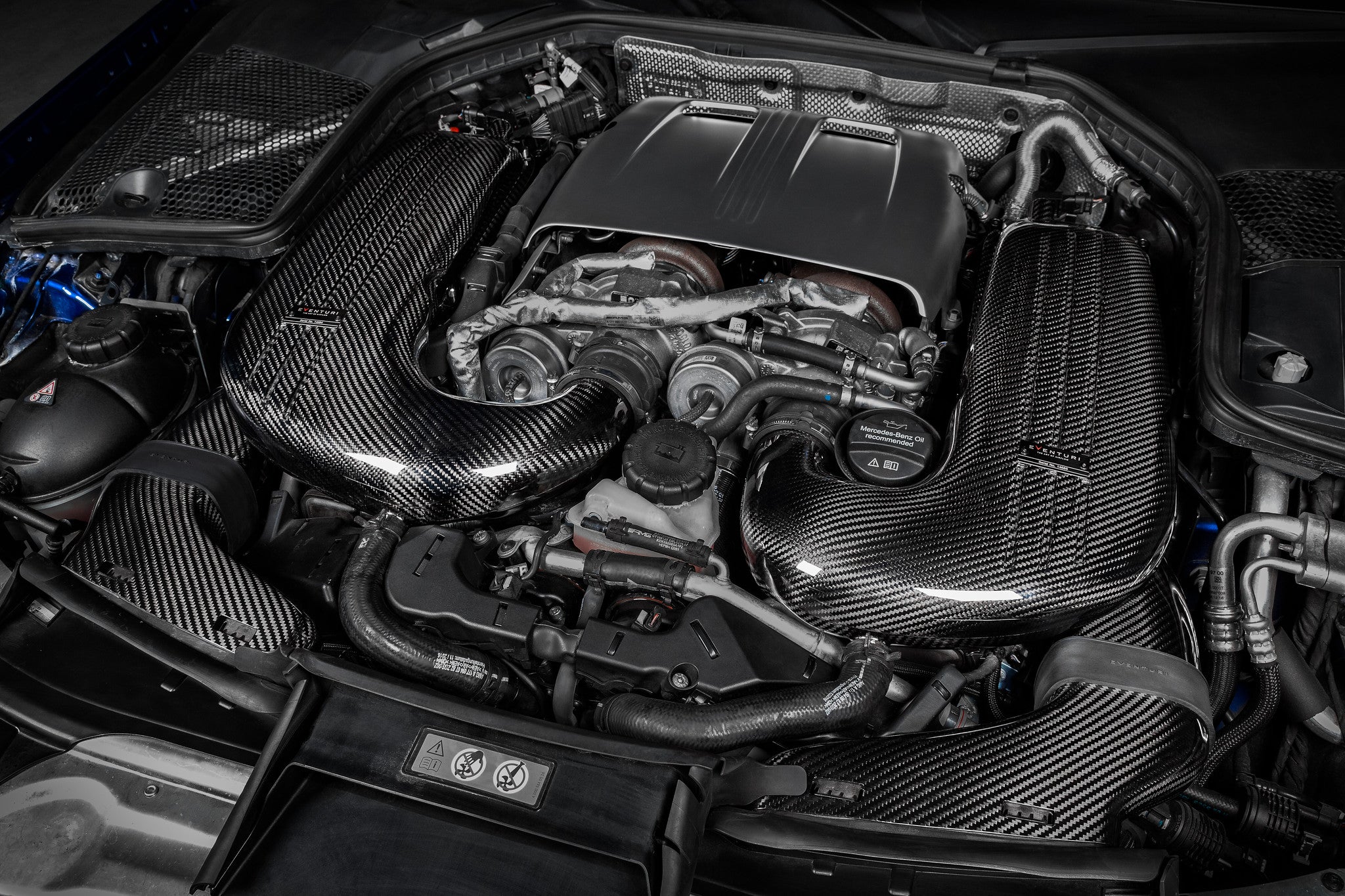 Eventuri Mercedes W205 C63 / C63S AMG Black Carbon Intake System - V2