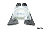 3d design f87 m2 competition carbon bumper canard set - iND Distribution