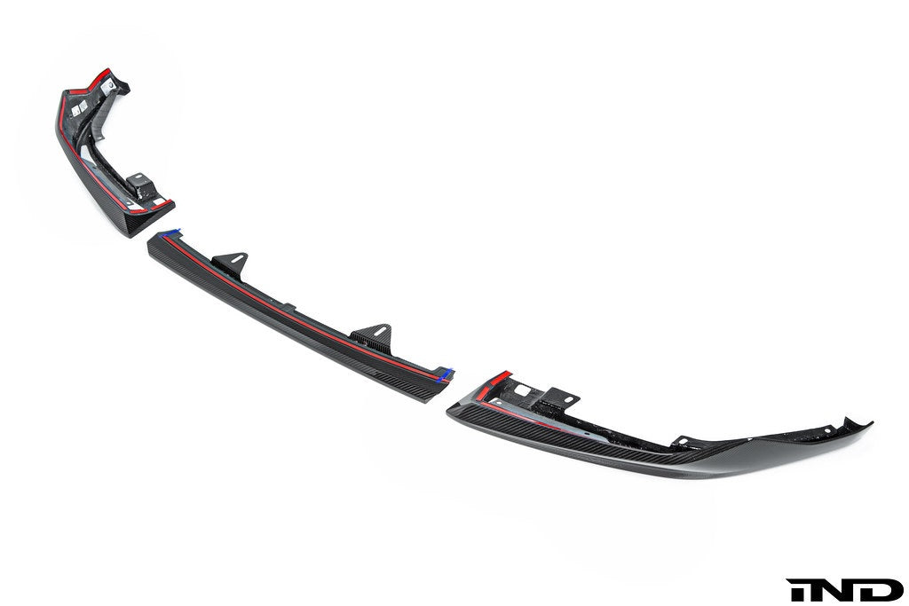 BMW M Performance F90 M5 LCI Carbon Front Splitter Set - 3 Piece