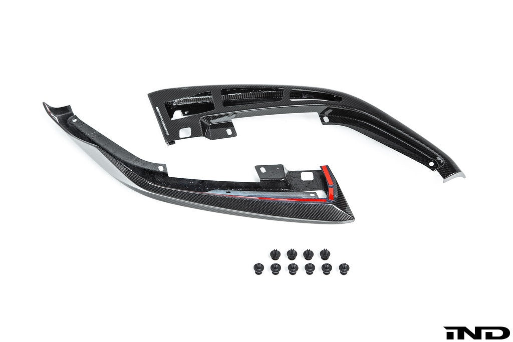 BMW M Performance F90 M5 LCI Carbon Front Splitter Set - 3 Piece