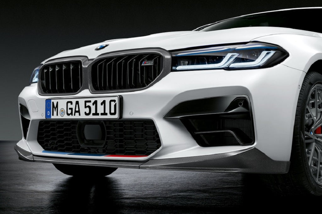 BMW M Performance F90 M5 LCI Carbon Front Splitter Set - 3 Piece