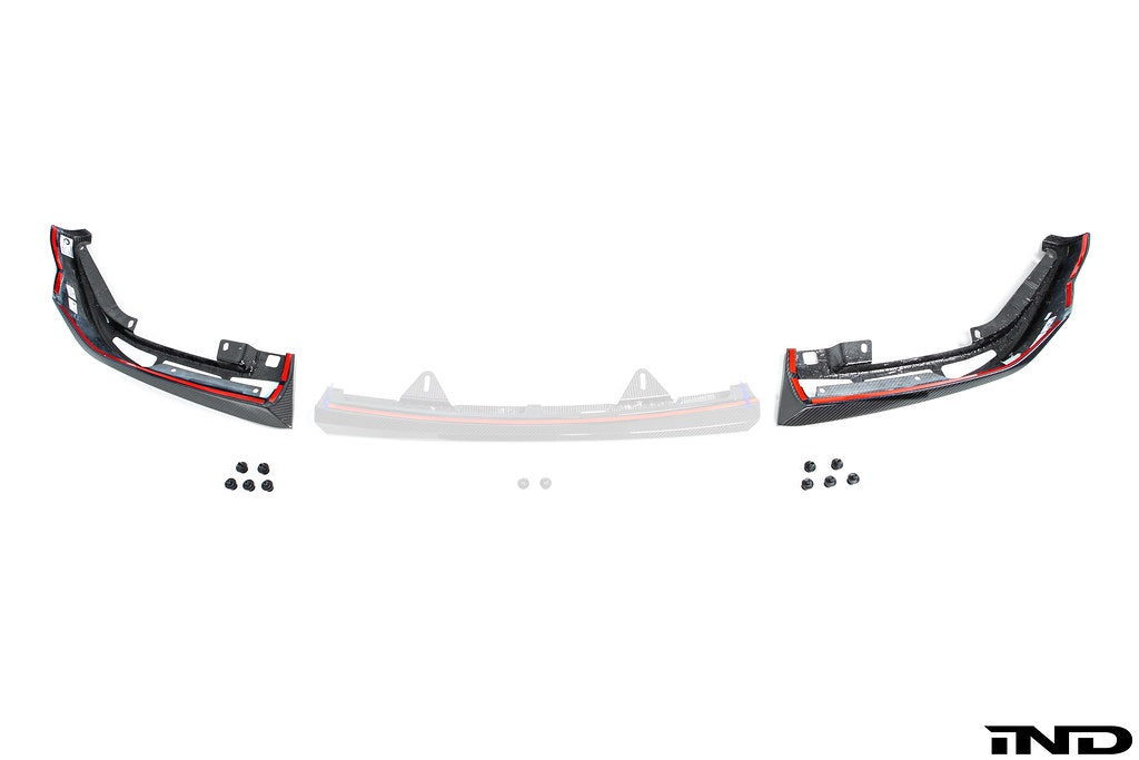 BMW M Performance F90 M5 LCI Carbon Front Splitter Set - 3 Piece