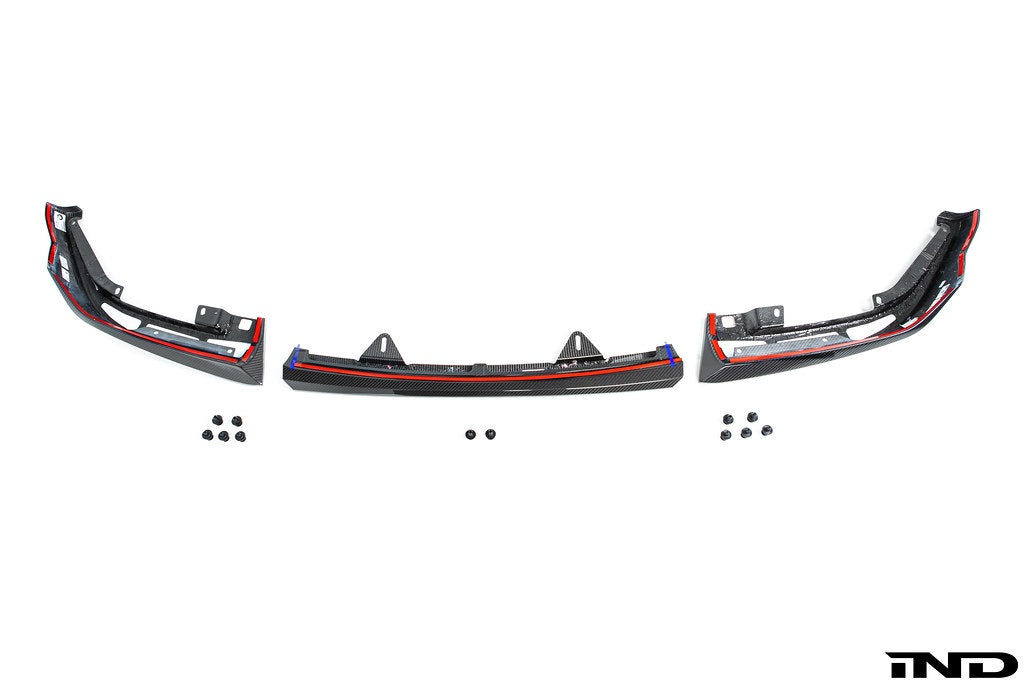 BMW M Performance F90 M5 LCI Carbon Front Splitter Set - 3 Piece