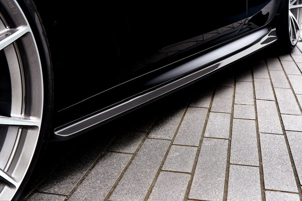 3D Design F93 M8 Gran Coupe Carbon Side Skirt Set