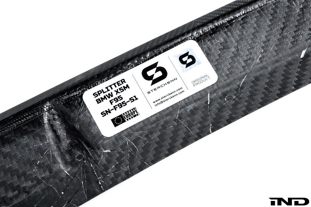Sterckenn F95 X5M Pre-LCI Carbon Front Splitter Set