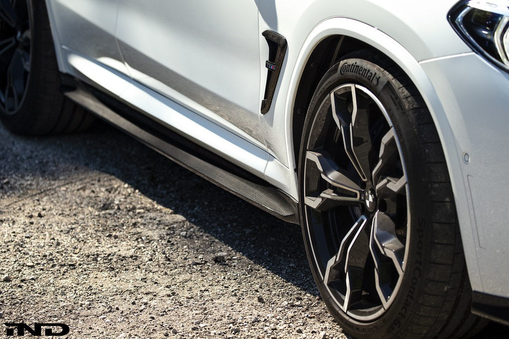 3D Design F97 X3M / F98 X4M Carbon Side Skirt Set