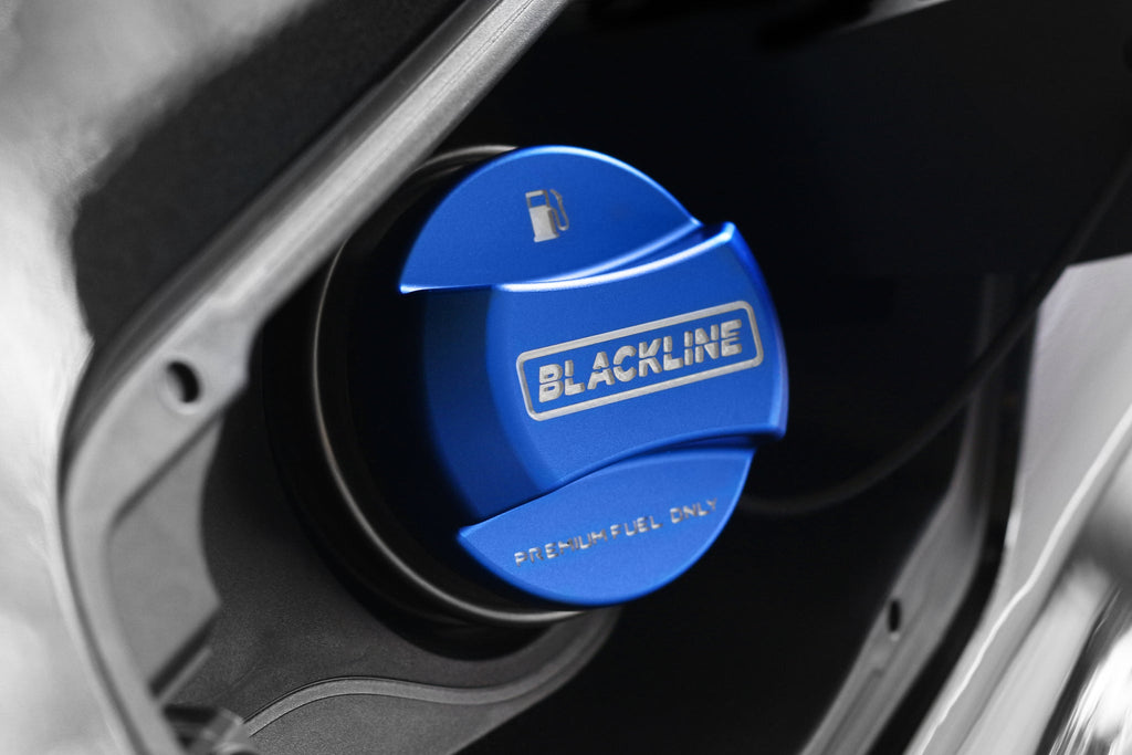 Goldenwrench Blackline Performance BMW M Car Series Fuel Cap Cover - Motorsport Blue