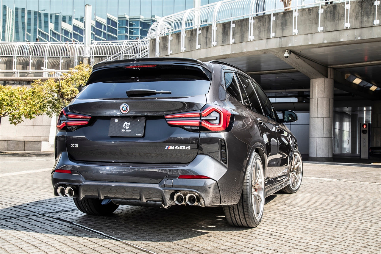 3D Design G01 X3 LCI M40i Carbon Rear Diffuser