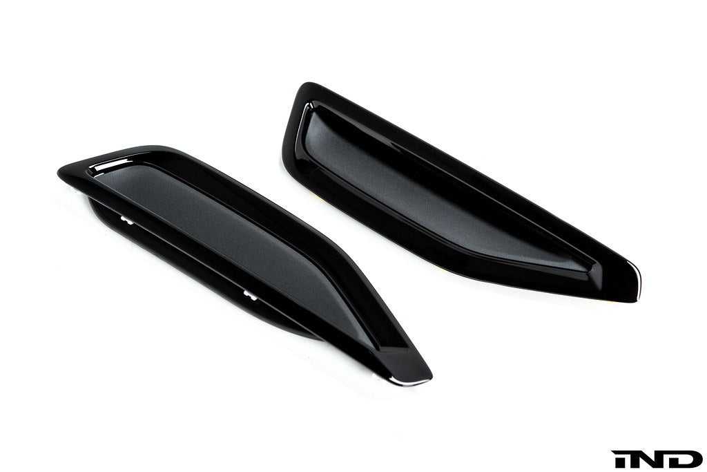 BMW M Performance Pre-LCI G05 X5 Side Air Duct Vent Trim Set - Gloss Black