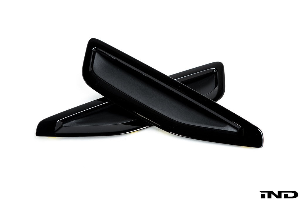 BMW M Performance Pre-LCI G05 X5 Side Air Duct Vent Trim Set - Gloss Black