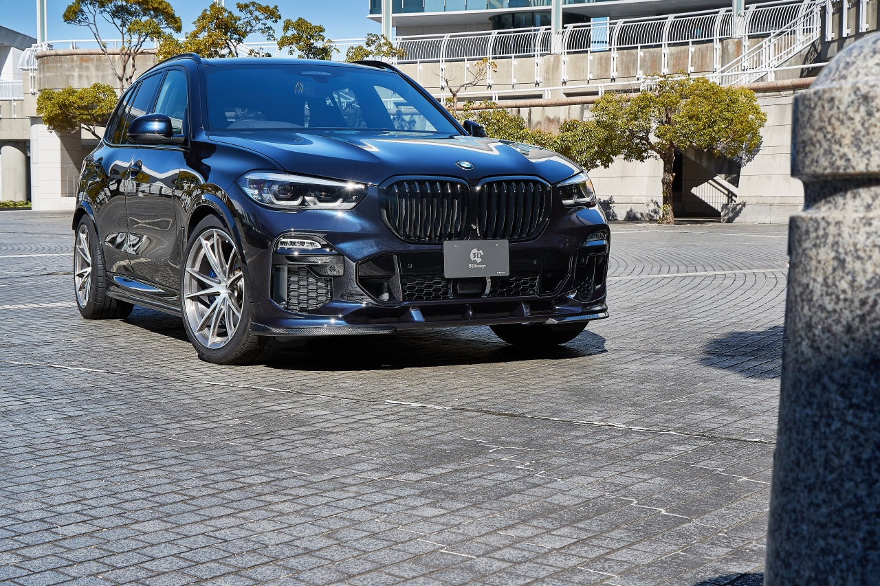 3D Design G05 X5 Carbon Under Splitter Set