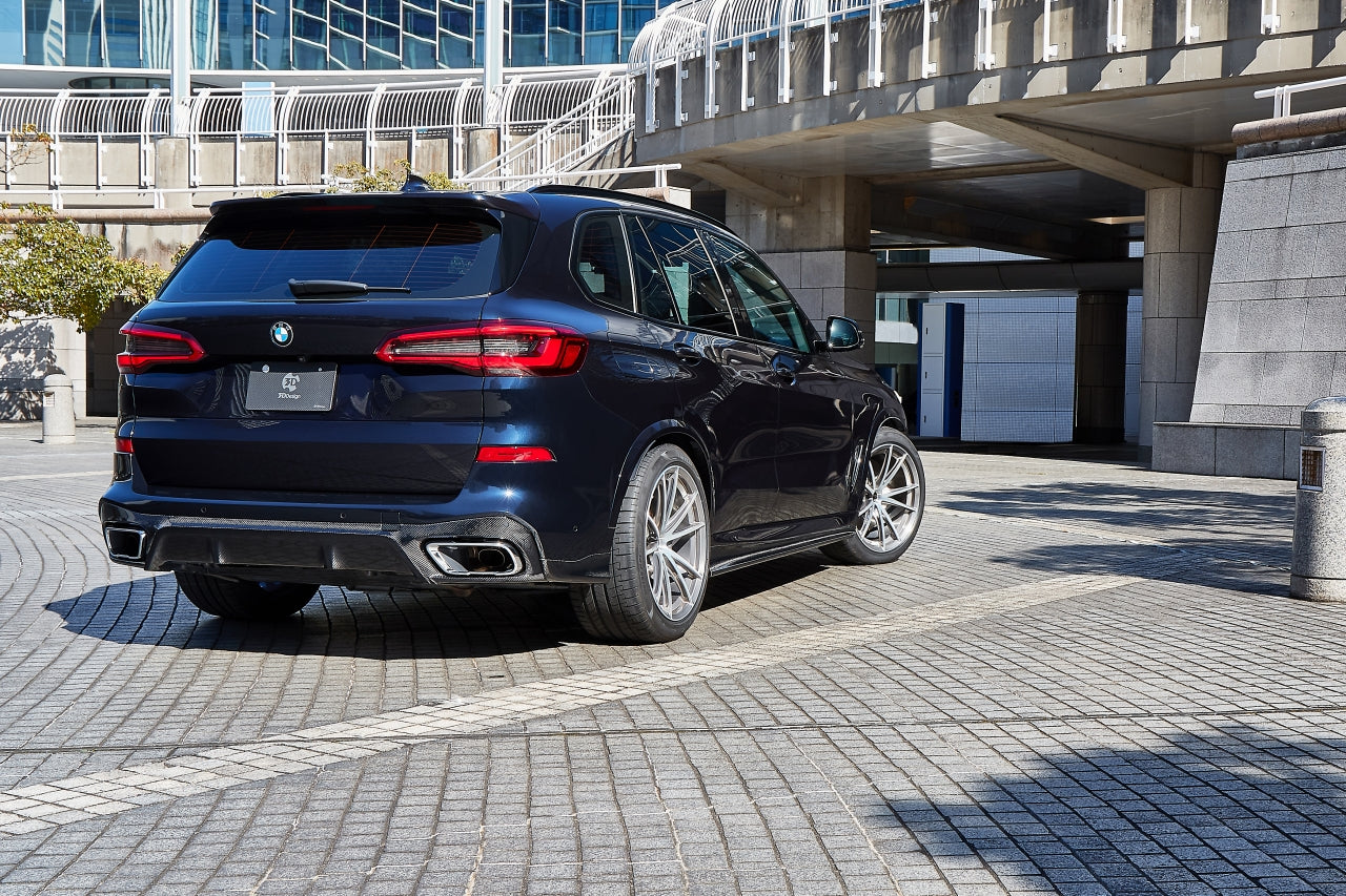 3D Design G05 Pre-LCI X5 Carbon Rear Diffuser Set Package