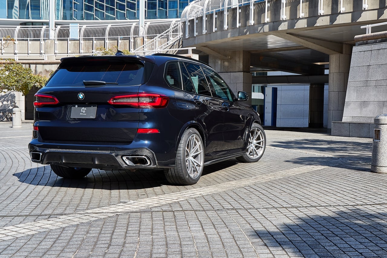 3D Design G05 X5 Pre-LCI Carbon Rear Diffuser