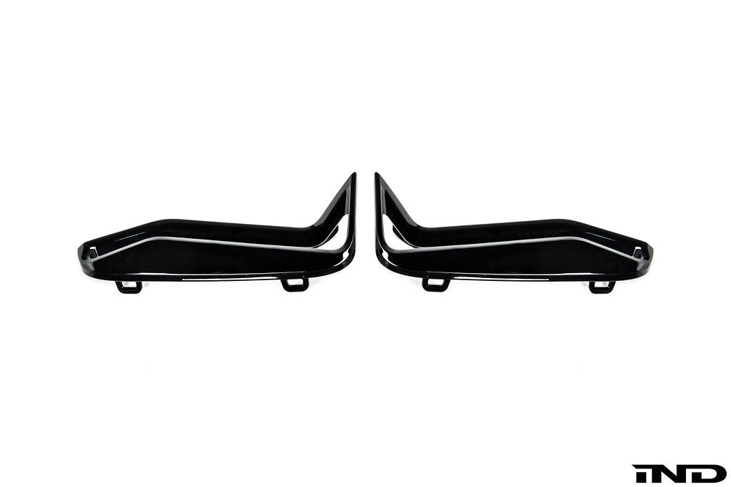 BMW G20 3-Series Pre-LCI M-Sport Front Bumper Grille Trim Set - Gloss Black