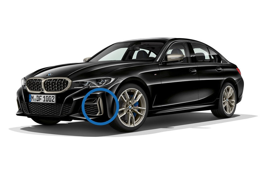 BMW G20 3-Series M-Sport Gloss Black Front Grille Trim Set