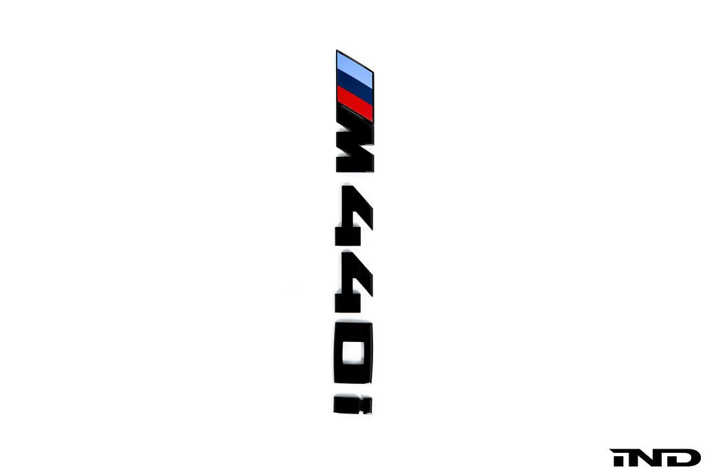 BMW G2X M440i Trunk Emblem - Gloss Black