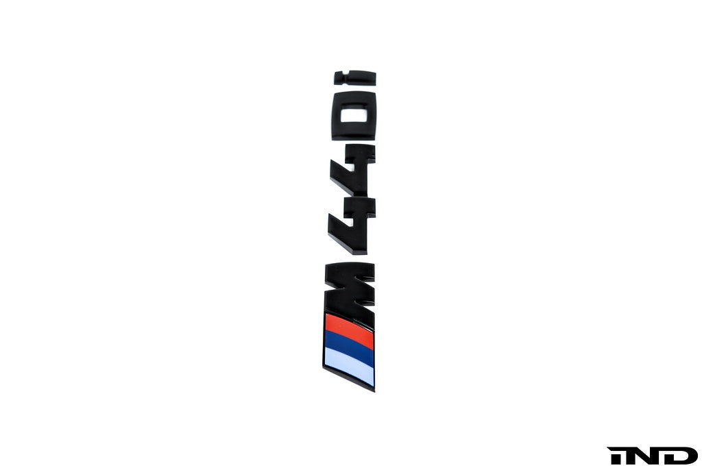BMW G2X M440i Trunk Emblem - Gloss Black