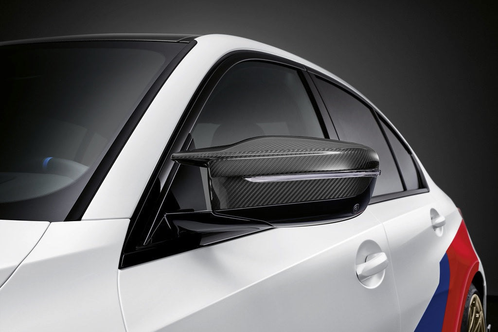 For BMW G80 M3 G82 G83 M4 2020-23 dry carbon mirror caps exterior mirror  housing