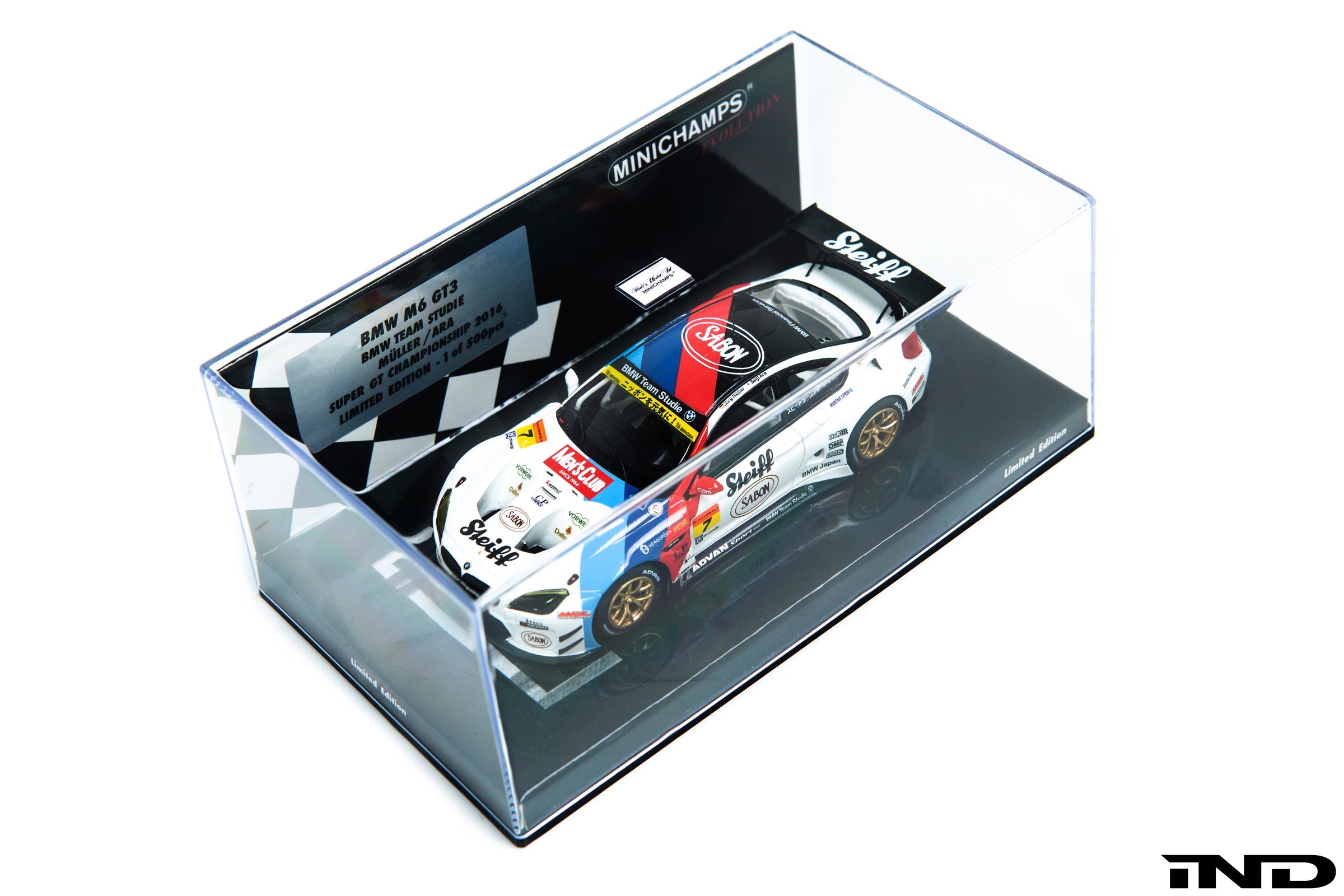 Studie BMW Team Minichamps M6 GT3 - 1:43 Diecast | lifestyle | iND