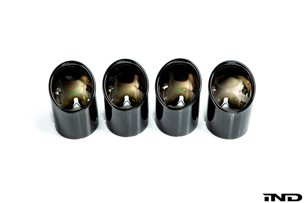 BMW F9X X3M / X4M / X5M / X6M Competition Exhaust Tip Set - Black Chrome