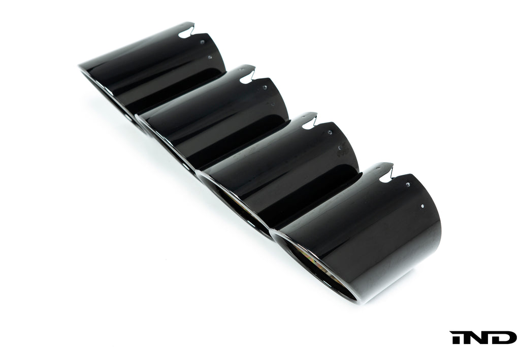 BMW F9X X3M / X4M / X5M / X6M Competition Exhaust Tip Set - Black Chrome