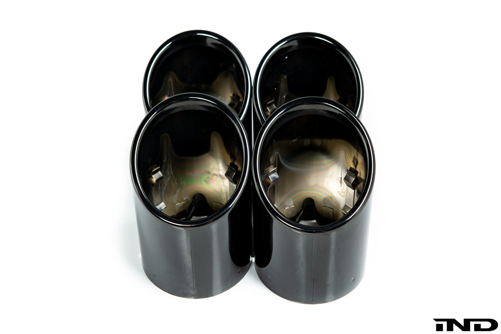 BMW F9X X3M / X4M / X5M / X6M Competition Exhaust Tip Set - Black Chrome
