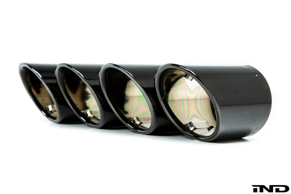BMW F9X X3M / X4M / X5M / X6M Competition Exhaust Tip Set - Black Chrome