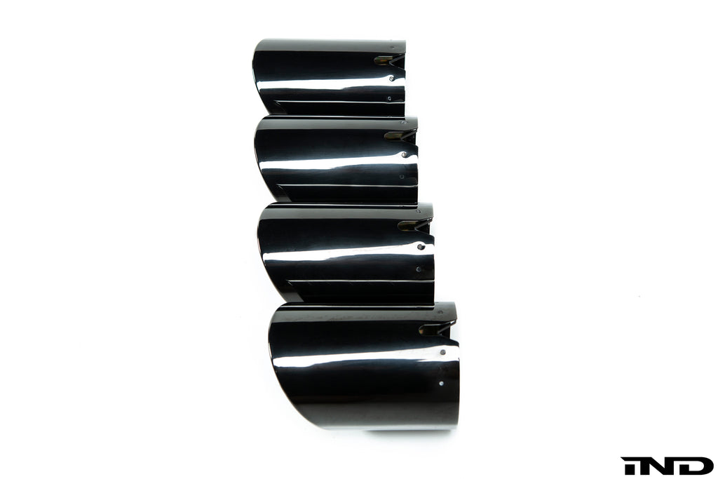 BMW F9X X3M / X4M / X5M / X6M Competition Exhaust Tip Set - Black Chrome