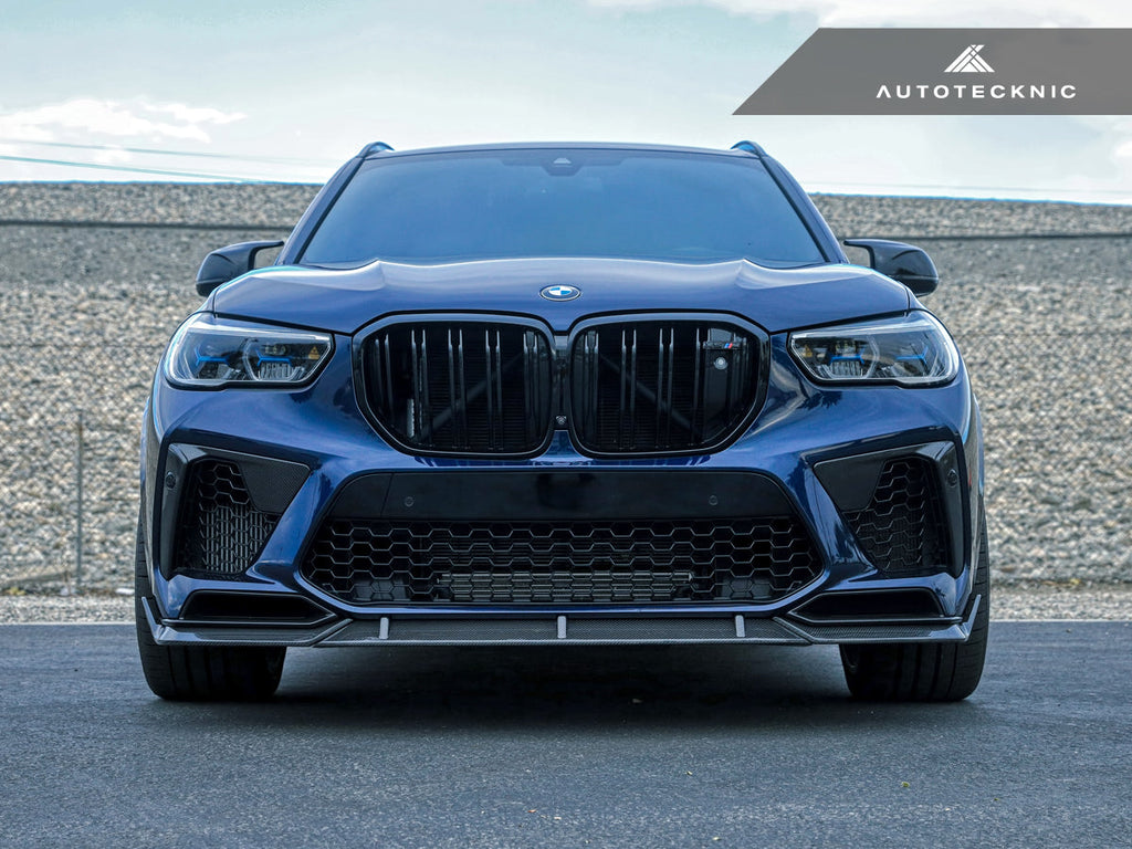 AutoTecknic F95 X5M Pre-LCI Carbon Front Lip Set