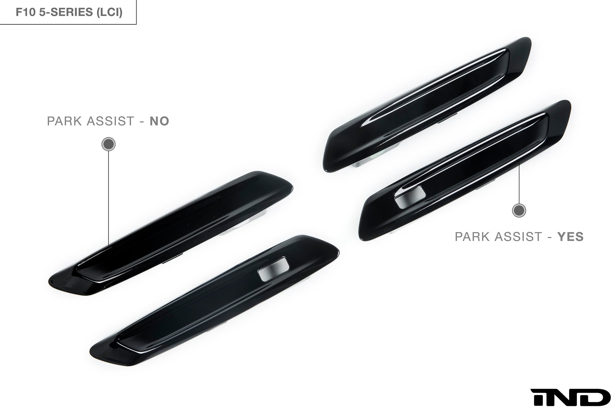 iND f10 5 series lci painted side marker set - iND Distribution