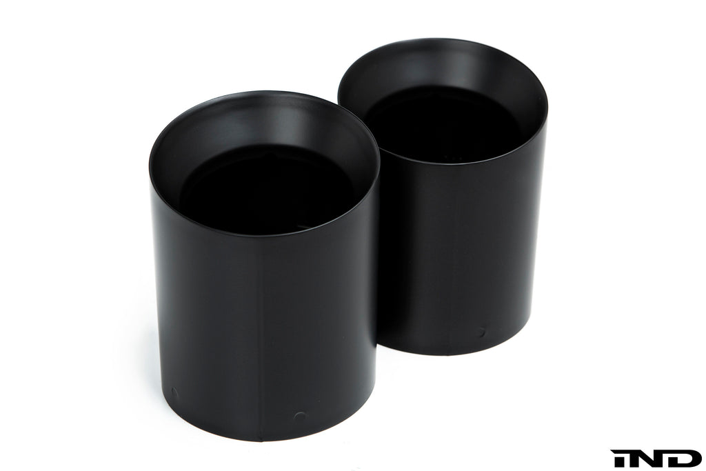 IND A90 Supra Exhaust Tip Set - Matte Black