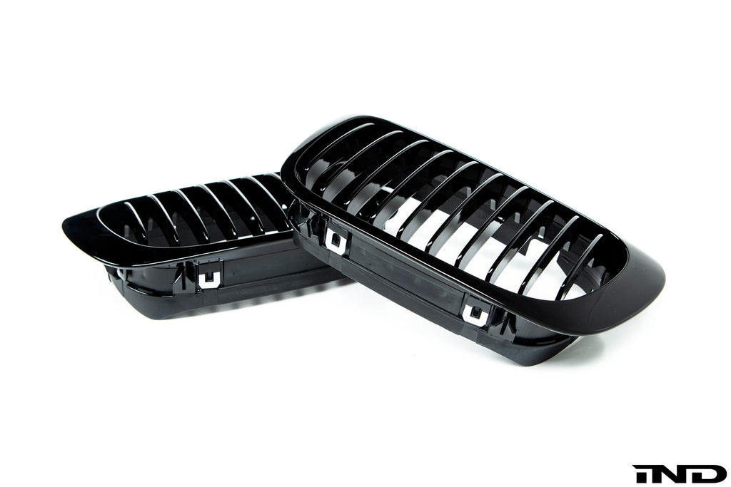 iND e46 m3 black chrome front grille set - iND Distribution