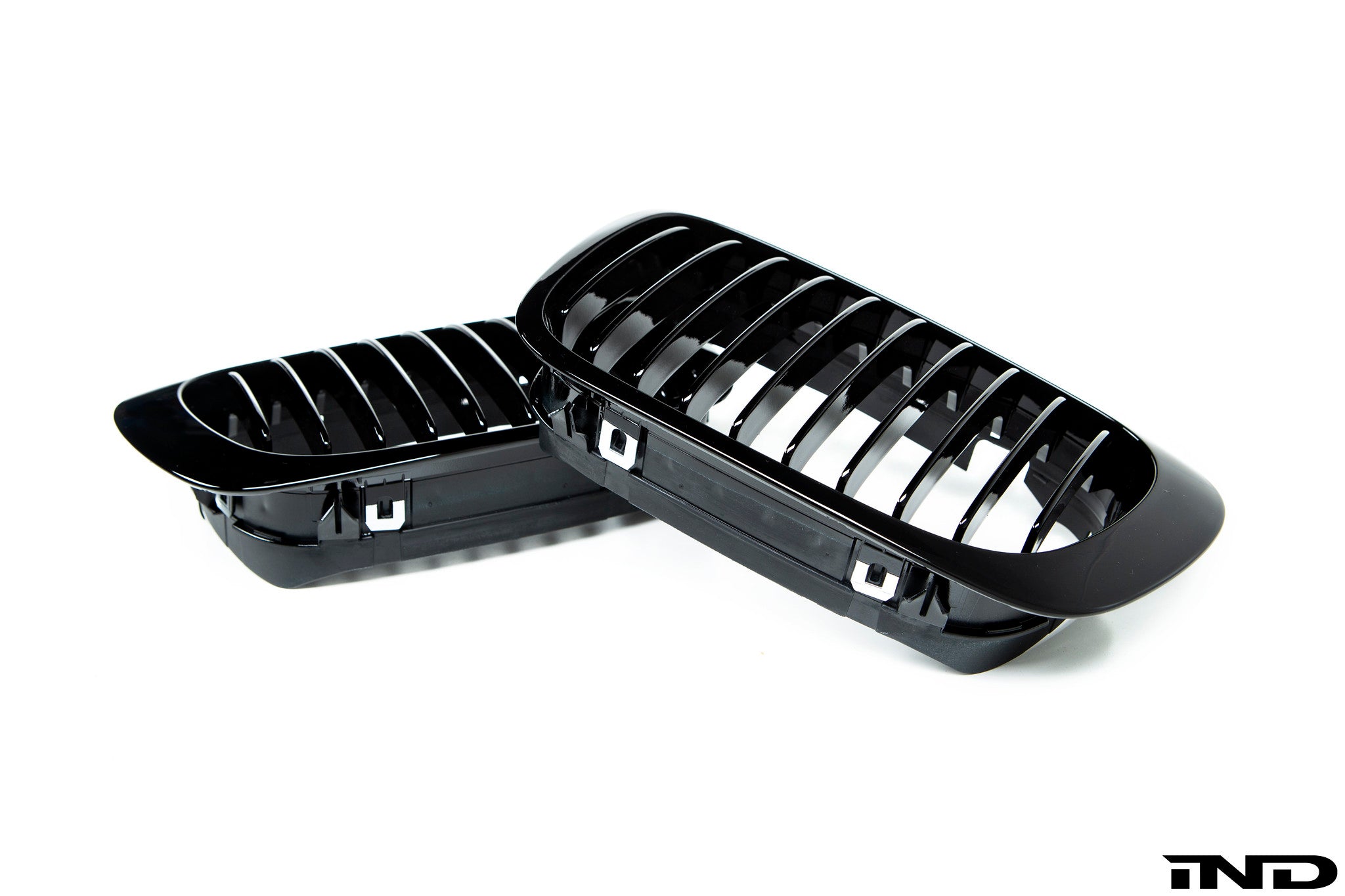 iND e46 m3 black chrome front grille set - iND Distribution